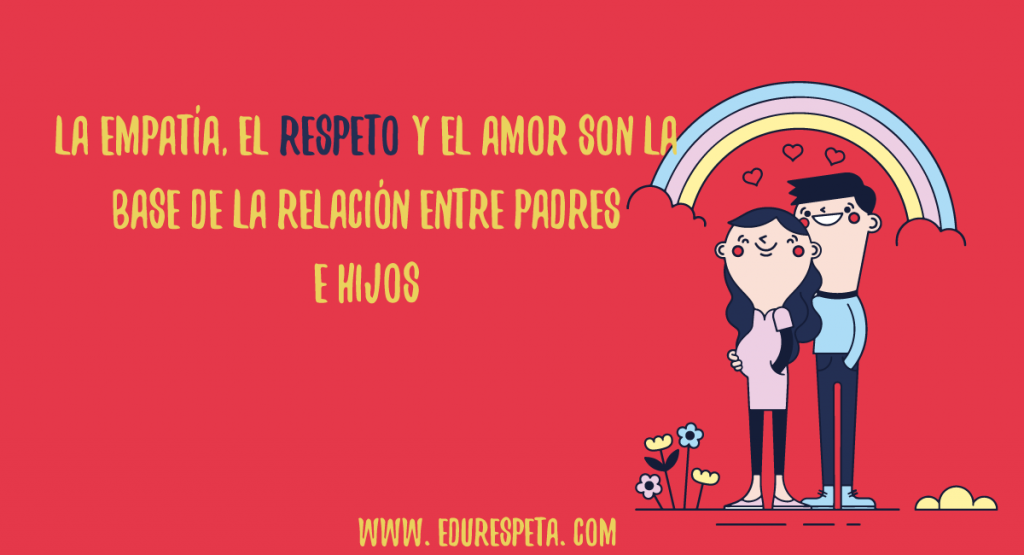 La empatía, el respeto y el amor son la base de la relación entre padres e hijos.