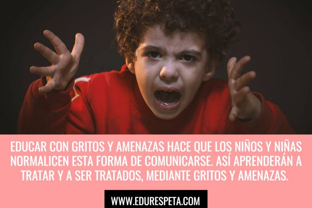 Educar con gritos no es el camino