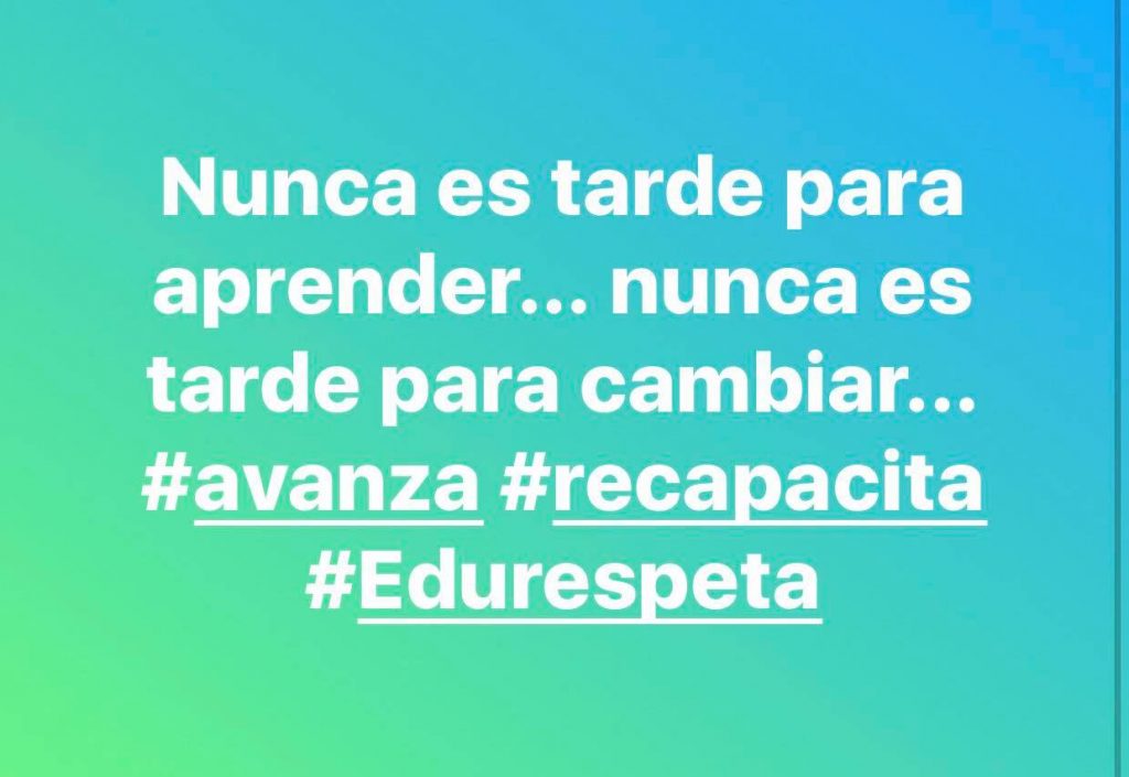 Nunca es tarde para aprender