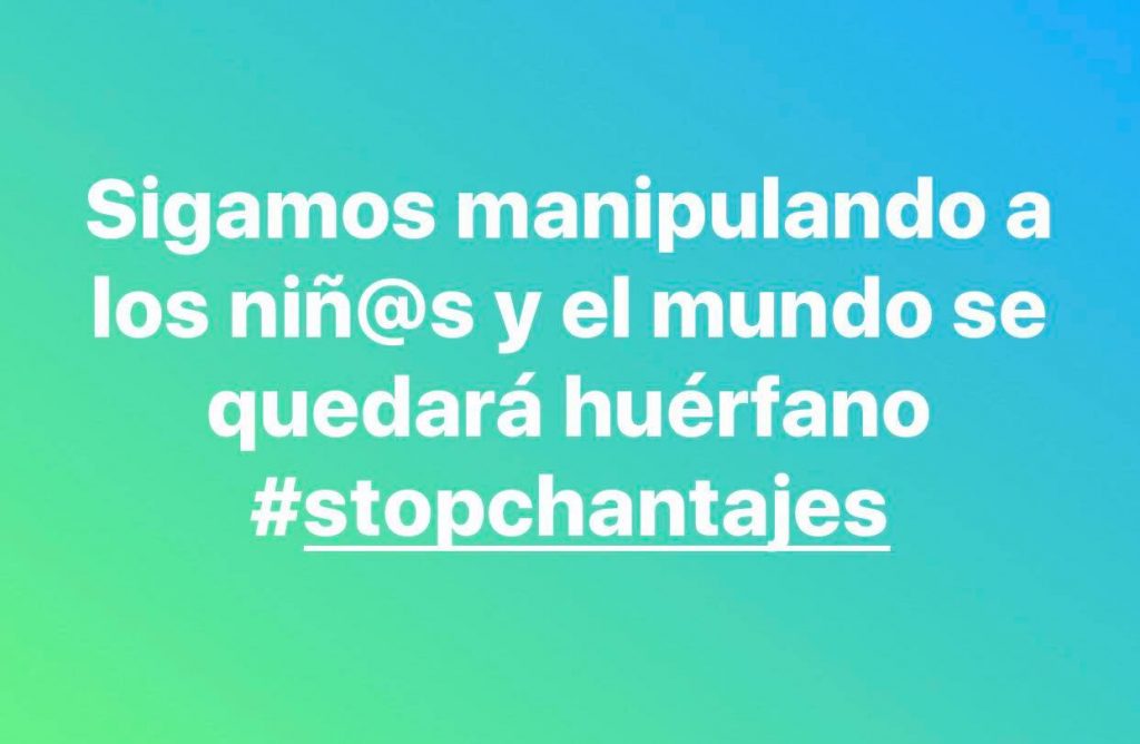 Di BASTA a los chantajes