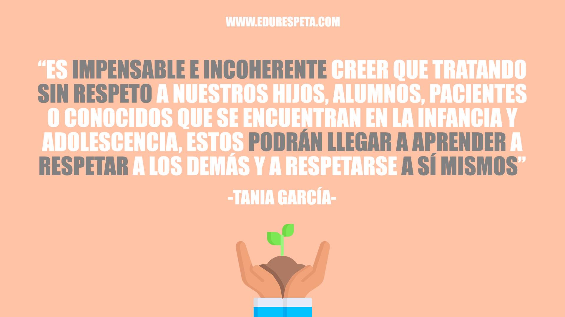 tu momento es ahora edurespeta tania garcía