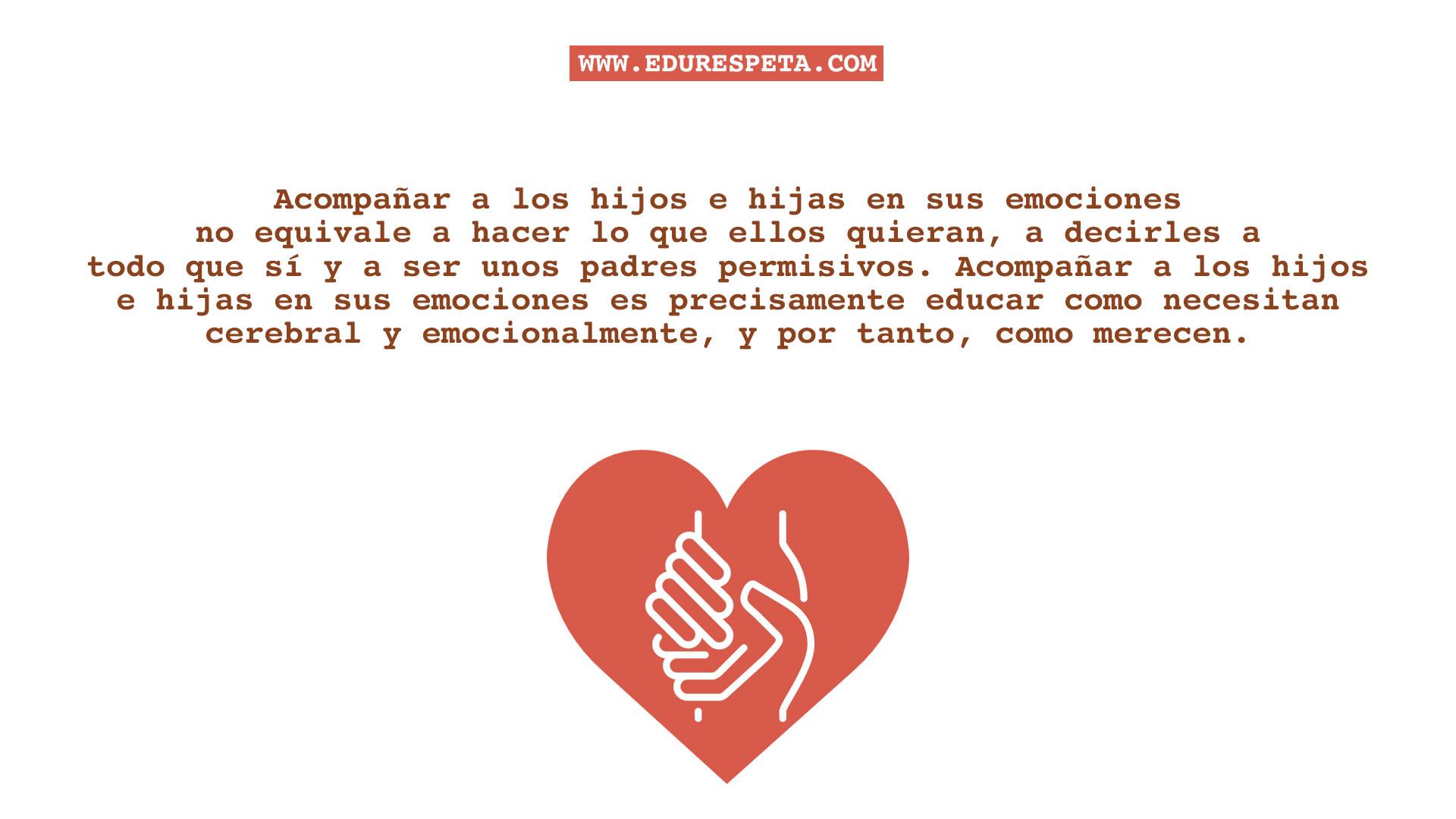 Acompañar a los hijos e hija emocionalmente