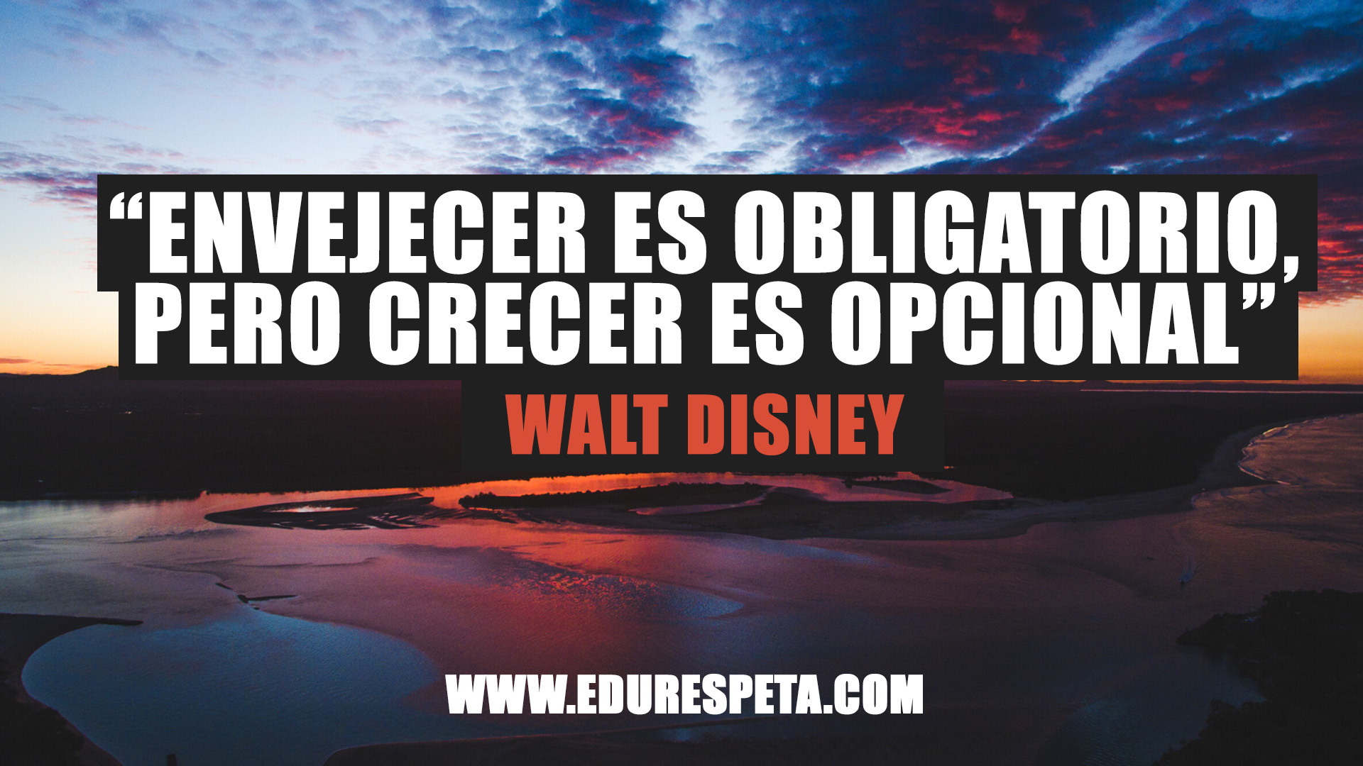 Envejecer es obligatorio, pero crecer es opcional