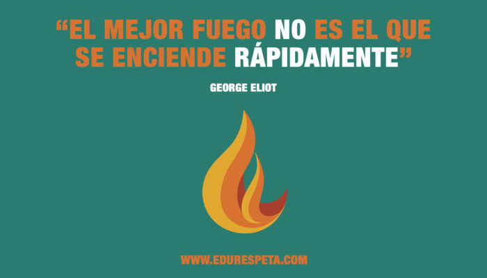 El mejor fuego no es el que se enciende rápidamente